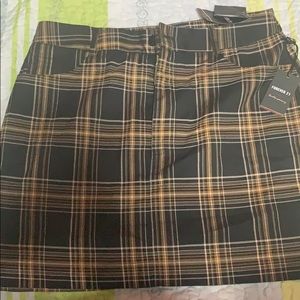 Plaid skirt